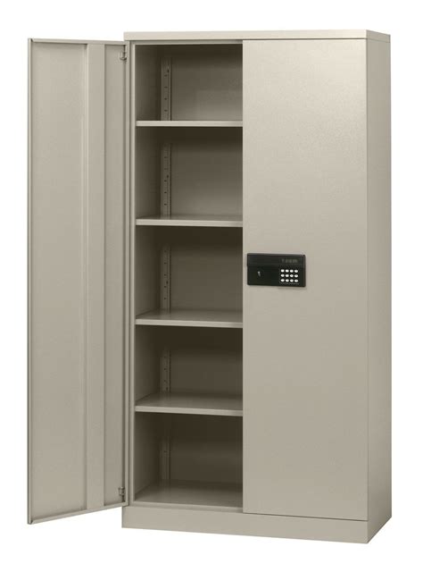 used lockable metal storage cabinet